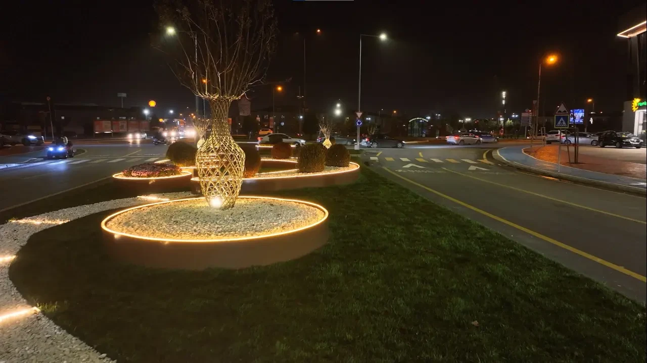 Sakarya'nın yeni duble yolu 1. Cadde ışıl ışıl oldu 6