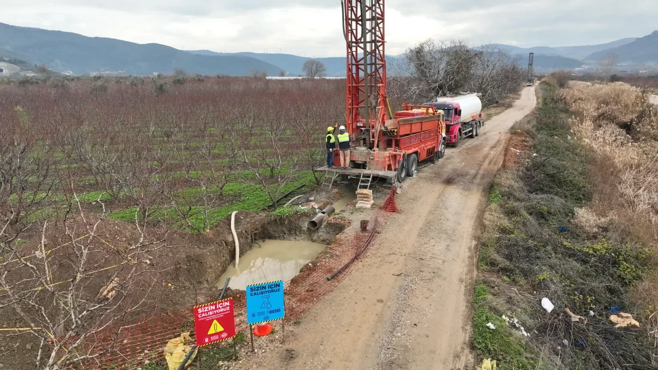 Bursa Büyükşehir, yeni içme su kuyuları için harekete geçti 1