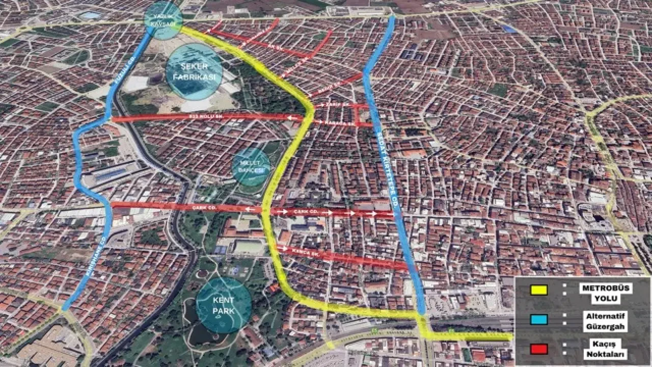 Metrobüs Hattı Düzenlemeleri Nedeniyle Alternatif Güzergahlar Açıklandı 6