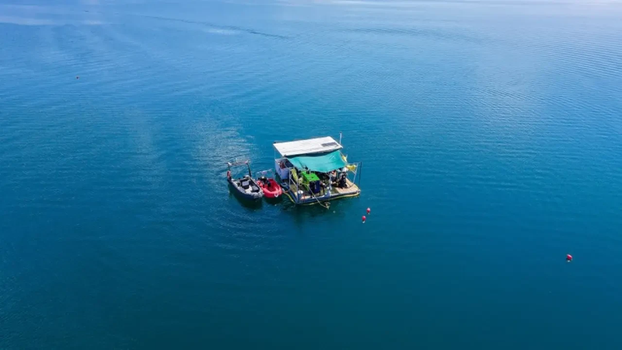 25 metrede temizlik: Sapanca Gölü'nde su hattı operasyonu 1
