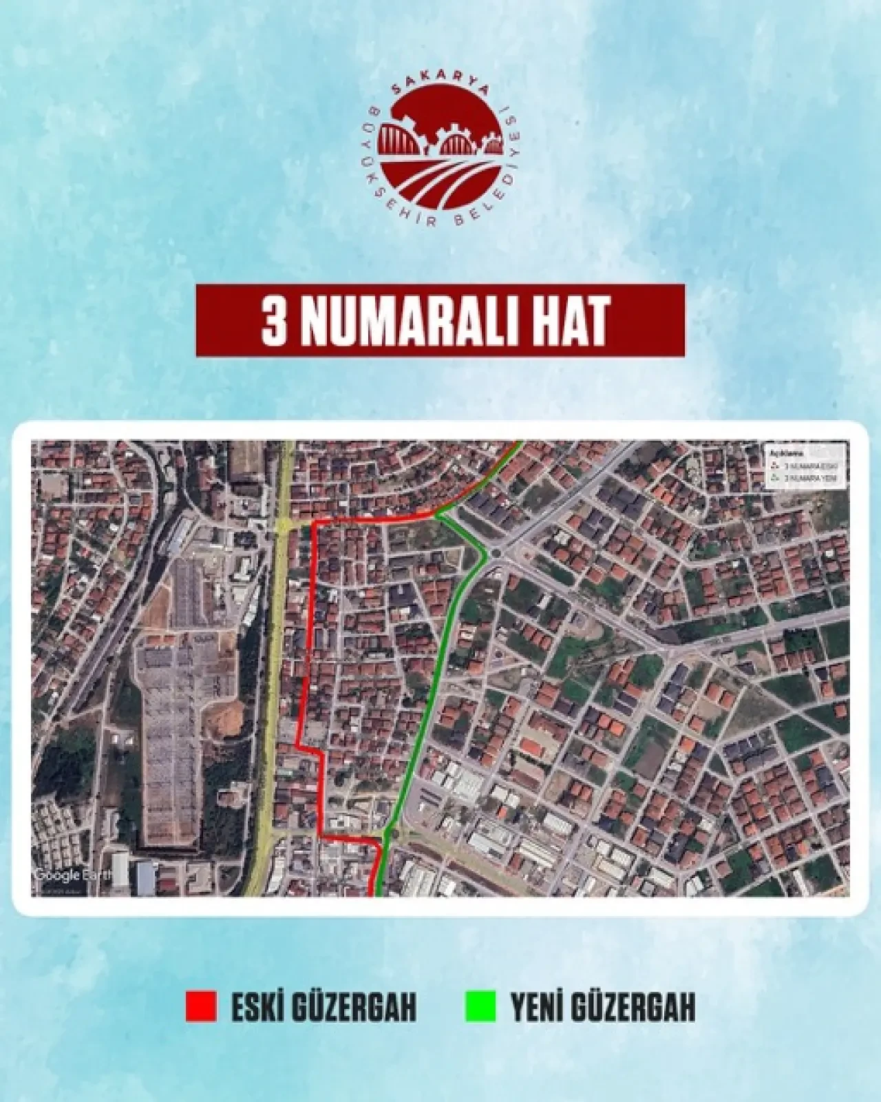 Sakarya'da Toplu Taşıma Hatlarında Önemli Değişiklik! 2 Hat İptal Edildi, 2 Yeni Hat Hizmete Alındı 3