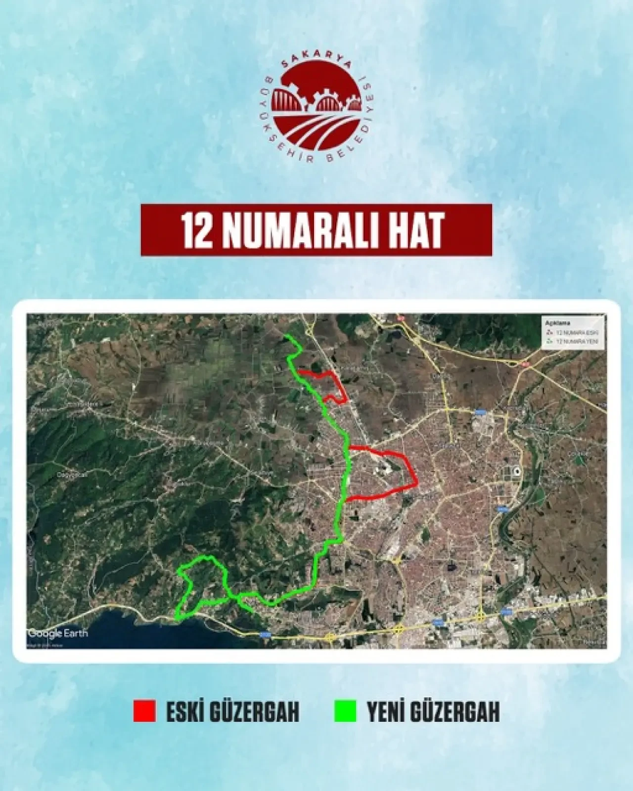 Sakarya'da Toplu Taşıma Hatlarında Önemli Değişiklik! 2 Hat İptal Edildi, 2 Yeni Hat Hizmete Alındı 7