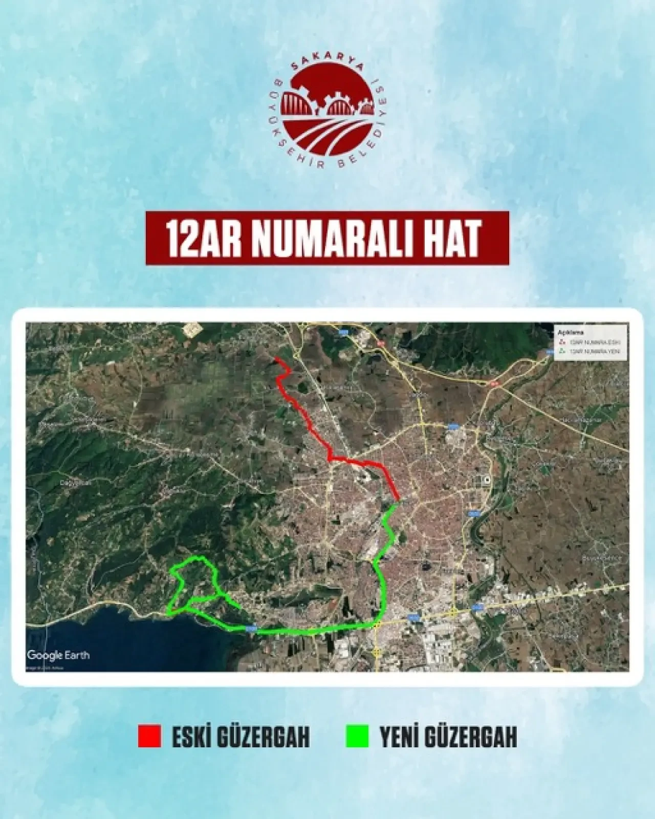 Sakarya'da Toplu Taşıma Hatlarında Önemli Değişiklik! 2 Hat İptal Edildi, 2 Yeni Hat Hizmete Alındı 11