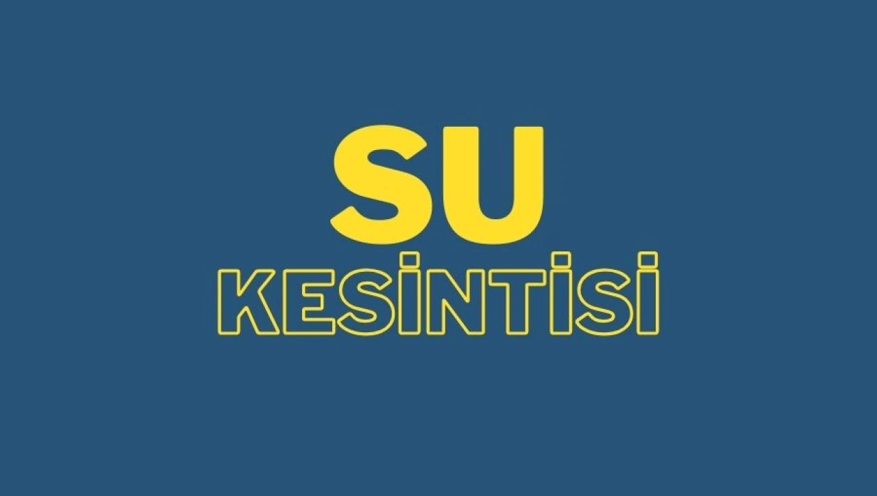 İnegöl ve Mustafakemalpaşa’da Su Kesintisi