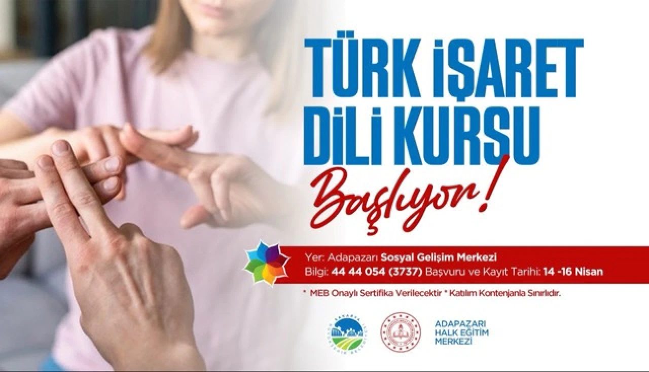 Bakanlık onaylı 'Türk İşaret Dili Kursu' için başvurular 14 Nisan'da başlıyor