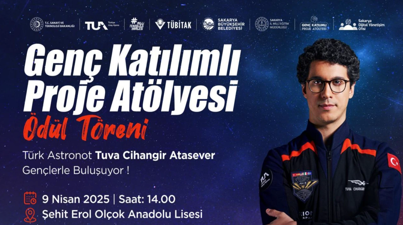 Tuva Cihangir Atasever Sakarya’da gençlerle uzayı konuşacak