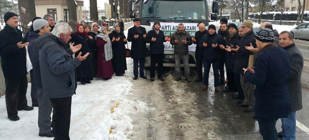 Ak Adapazarı’ndan Türkmenlere yardım Tır’ı