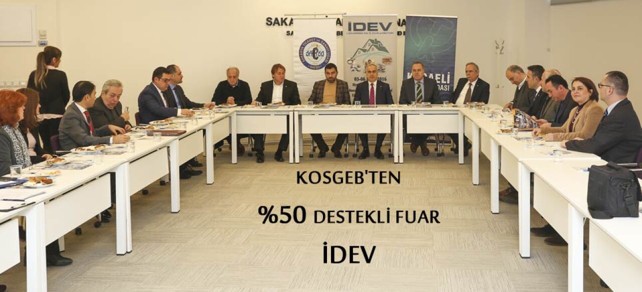 İDEV Fuarı Basın Toplantısı SATSO'da Yapıldı