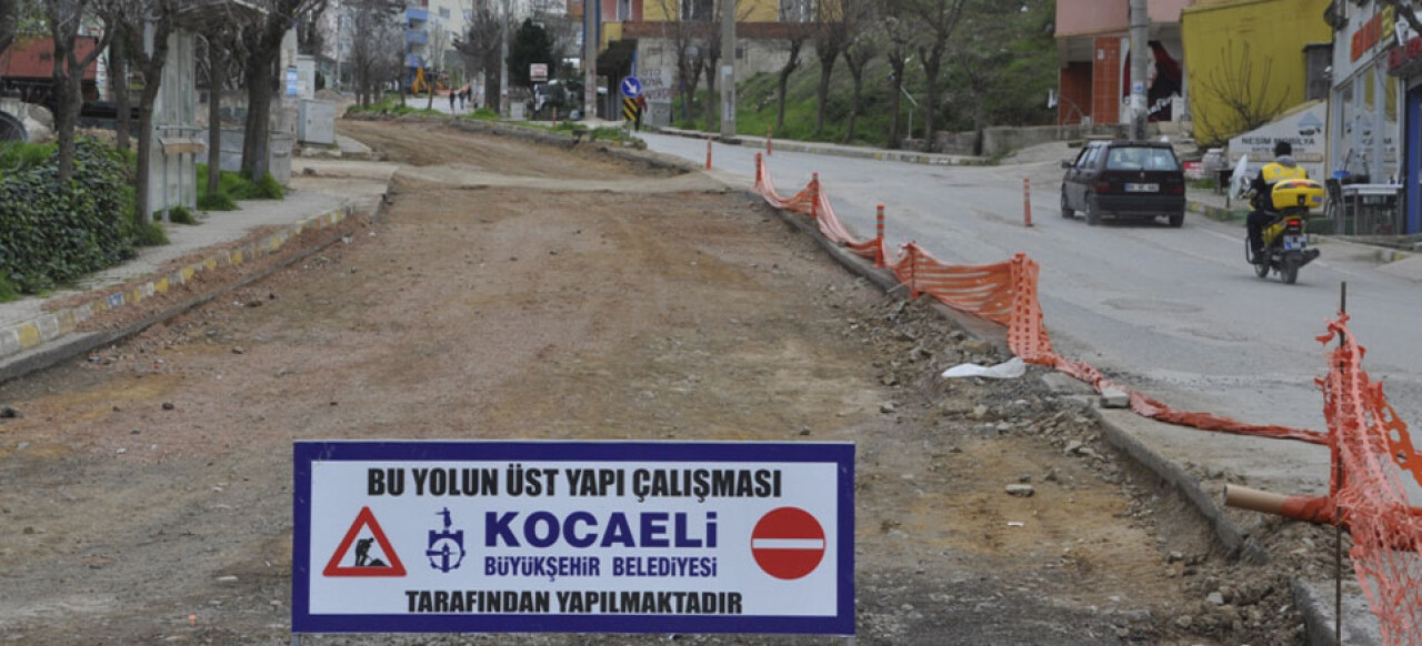 Çayırova Bosna Caddesi duble yola dönüşüyor