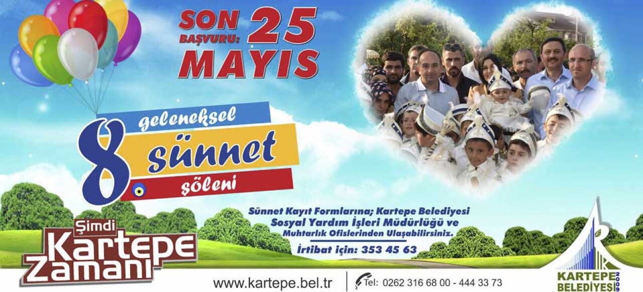 Kartepe’de sünnet şöleni kayıtları başladı