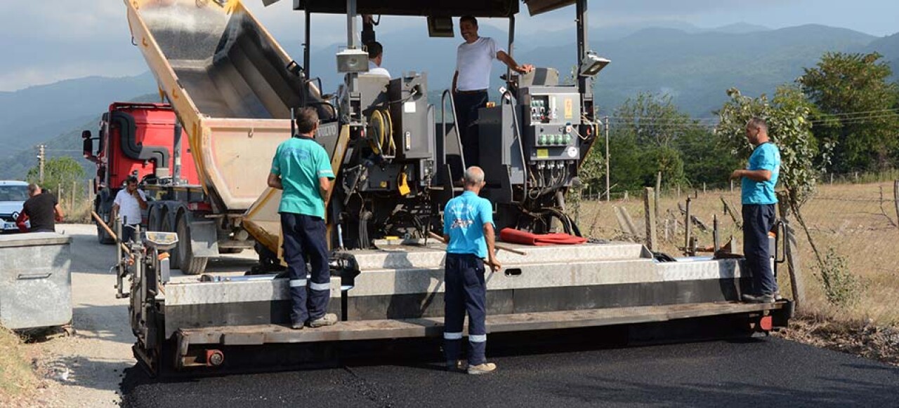 Kartepe Yolları Asfaltlanıyor