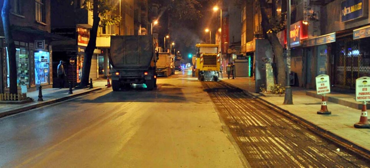 İnönü Caddesi’ne 3 bin ton asfalt atılacak