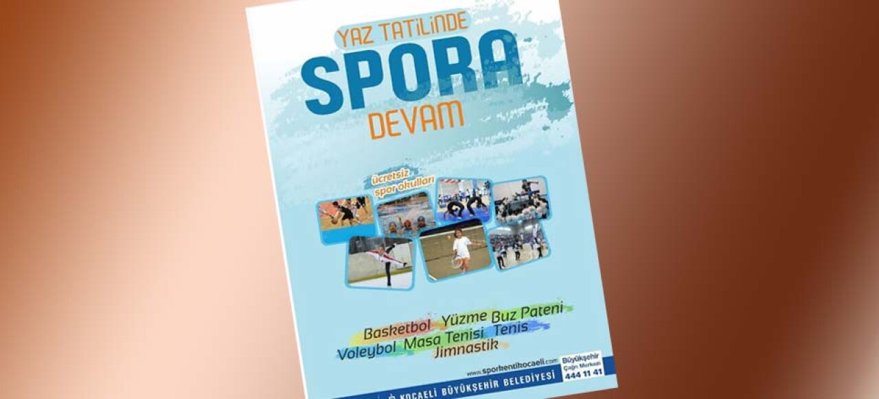 Kocaeli Spor Okulları, 7 ayrı branşta ücretsiz spor eğitimini sürdürüyor