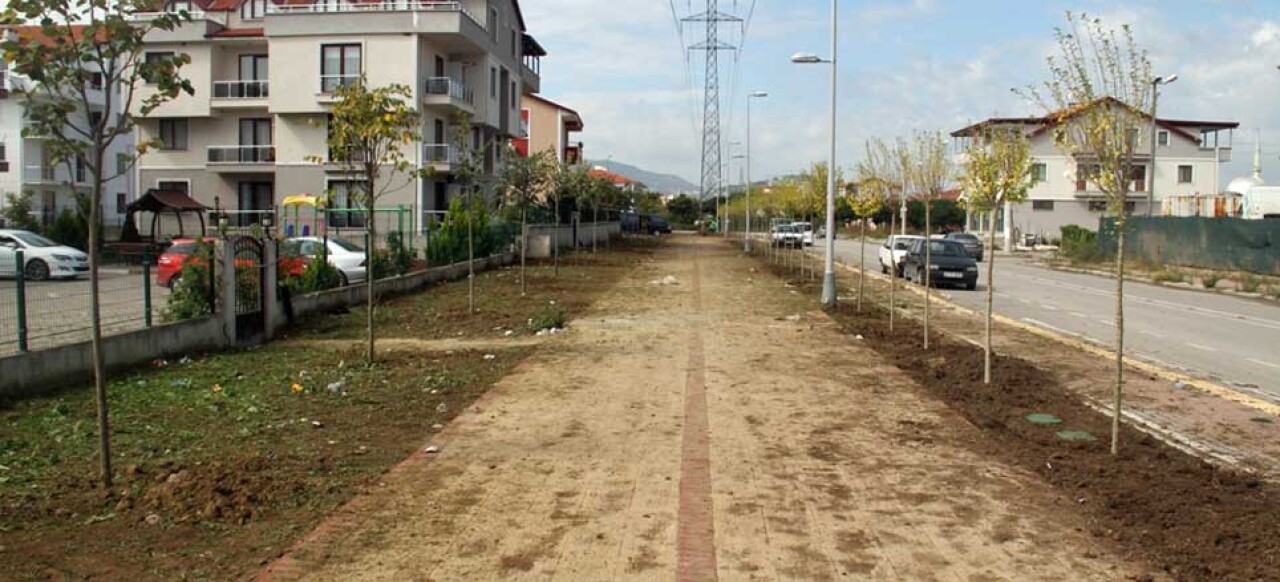 Gölcük Yeni Yazlık’a yürüyüş yolu yapılıyor