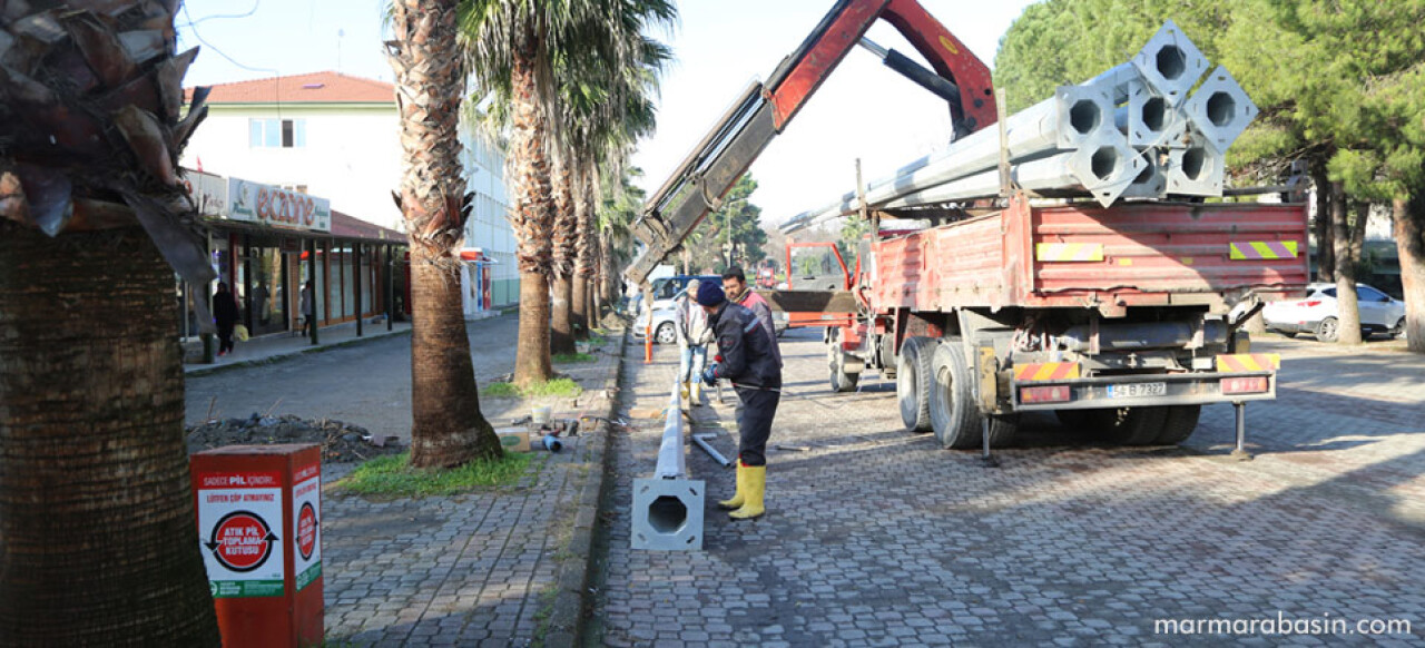 Sapanca Kırkpınar Meydanı'nda düzenleme yapılıyor