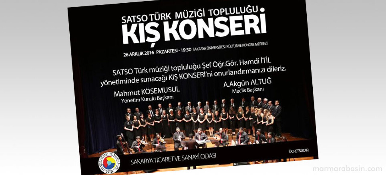 SATSO TMT 'Kış Konseri' verecek