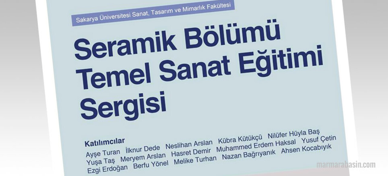 SAÜ'de Temel Sanat Eğitimi Sergisi