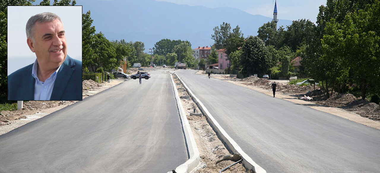 Yeni duble yolun 1. etabı tamam