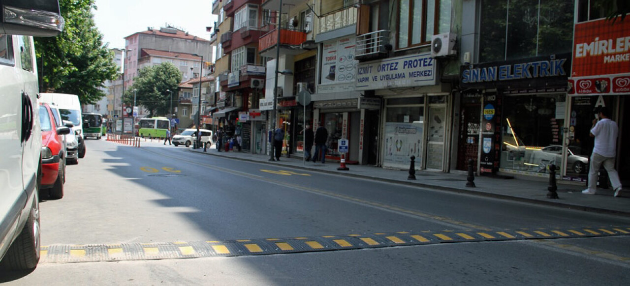 İnönü Caddesi’nde ulaşım rahatladı