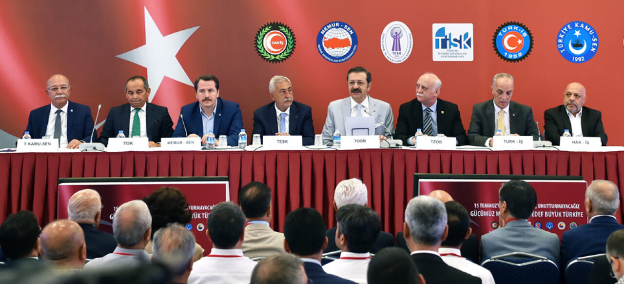 STK'lar 15 Temmuz için tek ses oldu