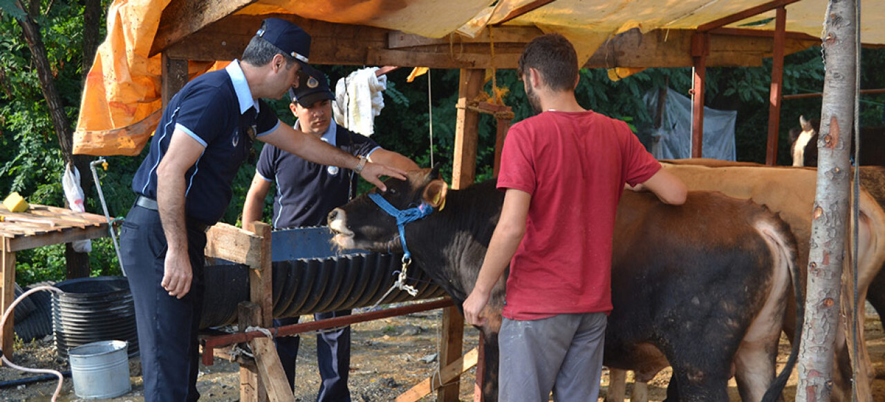 Sapanca’da Kurban satış ve kesim yeri denetlendi