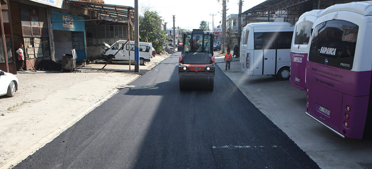 Modern Sanayi’de asfalt tamam