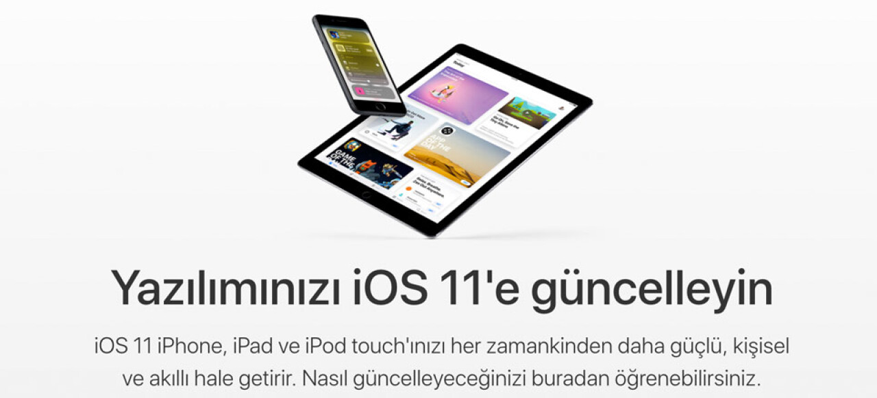 Apple iOS 11 güncellemesi yayınlandı