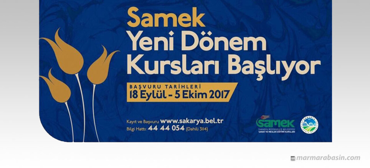 SAMEK’lerde yeni dönem kayıtları başlıyor