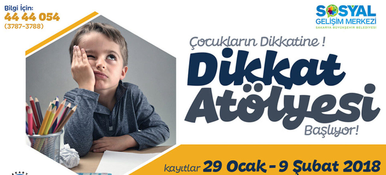 ‘Dikkat Atölyesi’nde kayıtlar başlıyor