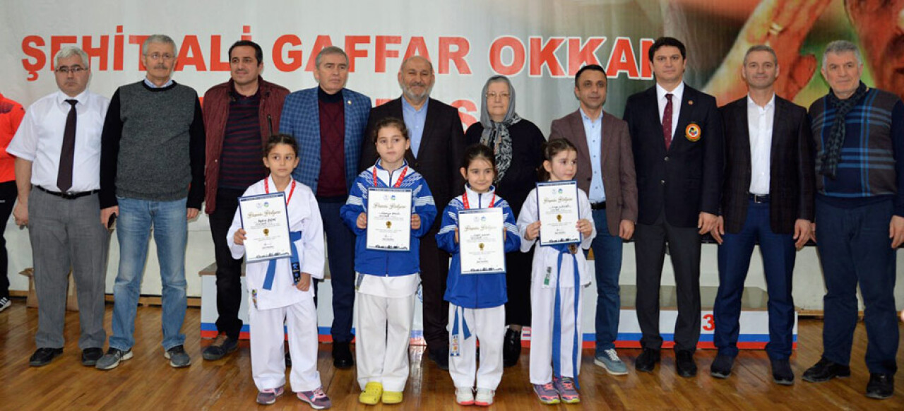 Şehit Ali Gaffar Okkan İllerarası Karate Turnuvası Hendek'te yapıldı