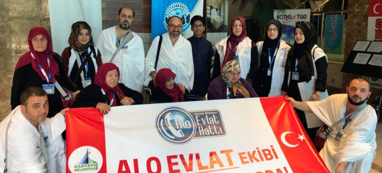 Kartepe Alo Evlat ekibi Mekke’de