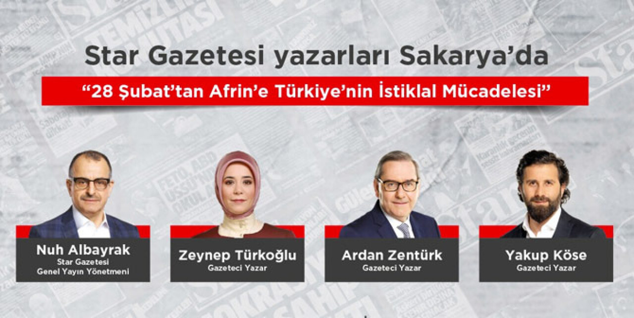 Star Gazetesi Yazarları SAÜ’ye Geliyor