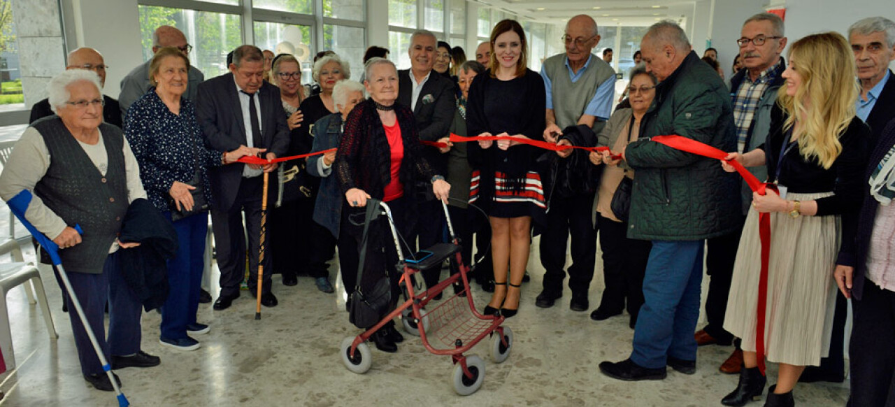 İnci ve Taner Altınmakas Huzurevi sakinlerinden özel sergi