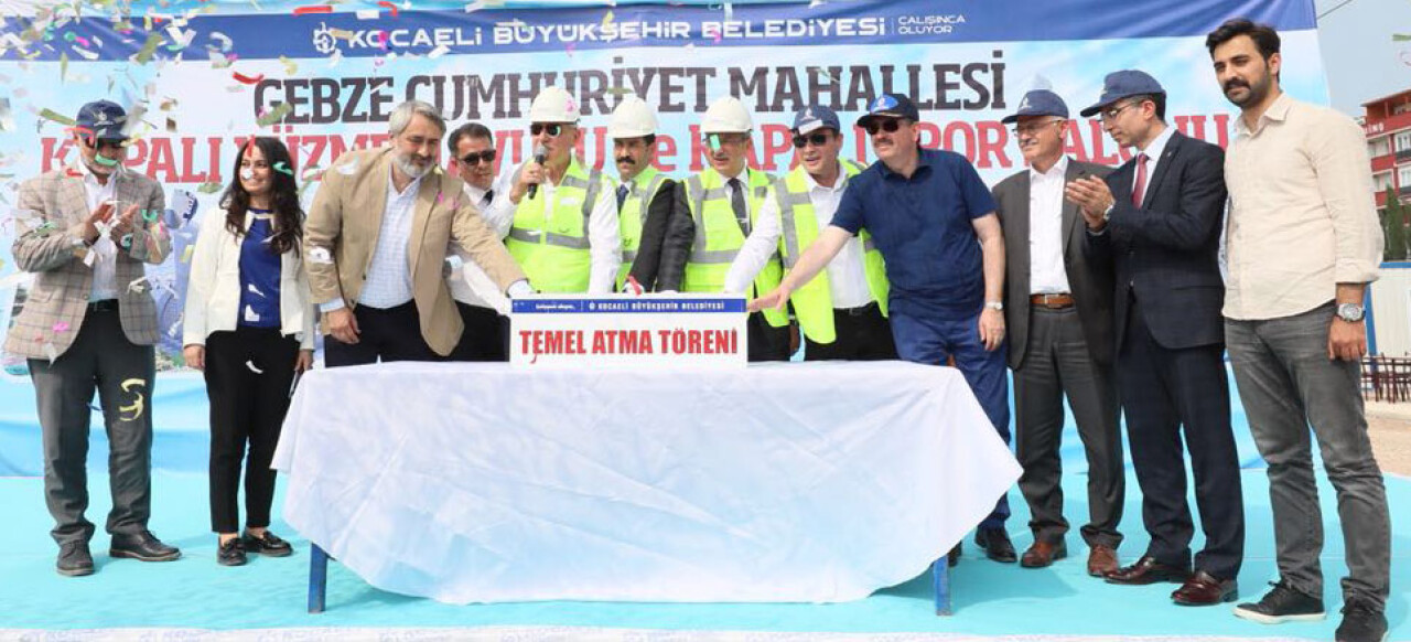 Gebze’de dev spor kompleksi için temel atıldı