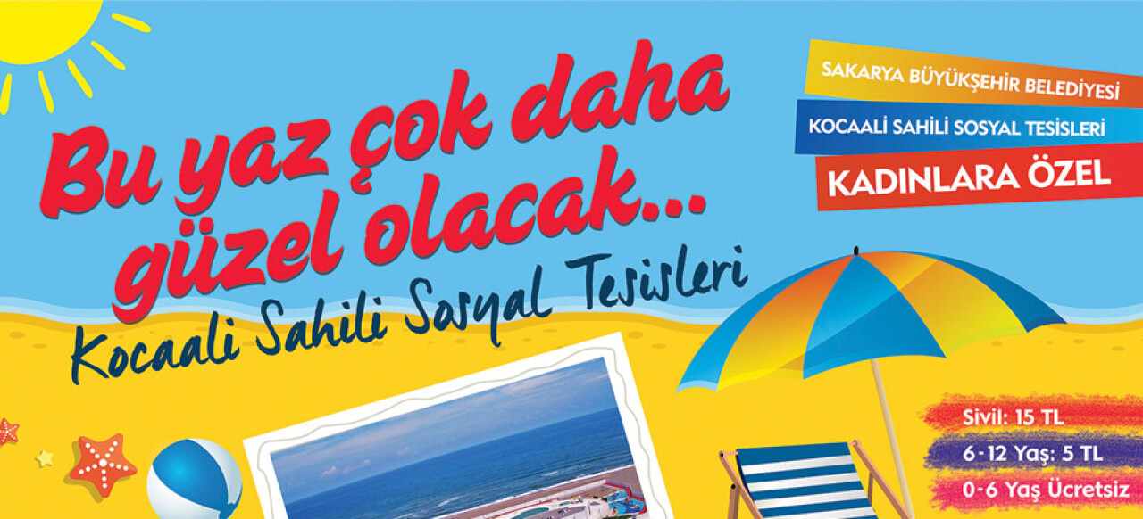 Sahil Park ve Sosyal Tesisler kapılarını açtı