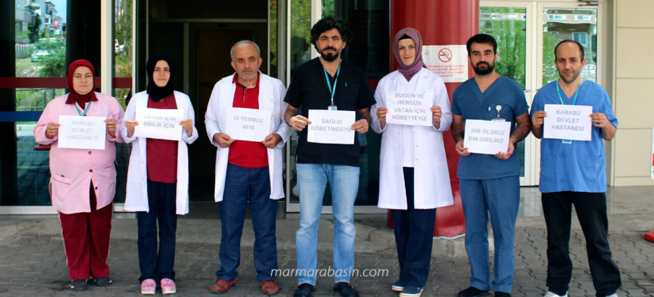 Sağlıkçılar 15 Temmuz’da sosyal medyayı salladı