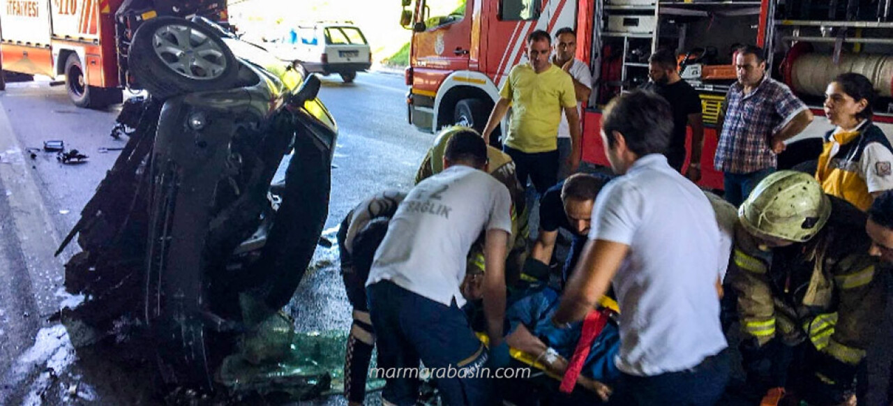 Ümraniye'de trafik kazası