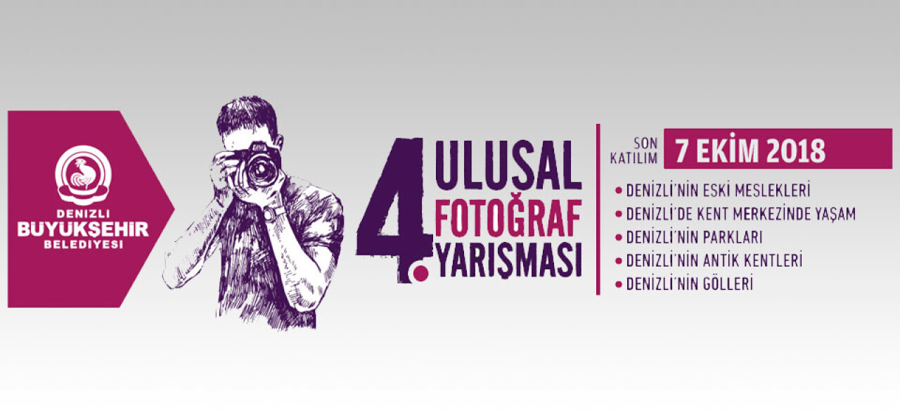 Denizli Büyükşehir Belediyesi 4. Ulusal Fotoğraf Yarışması başladı