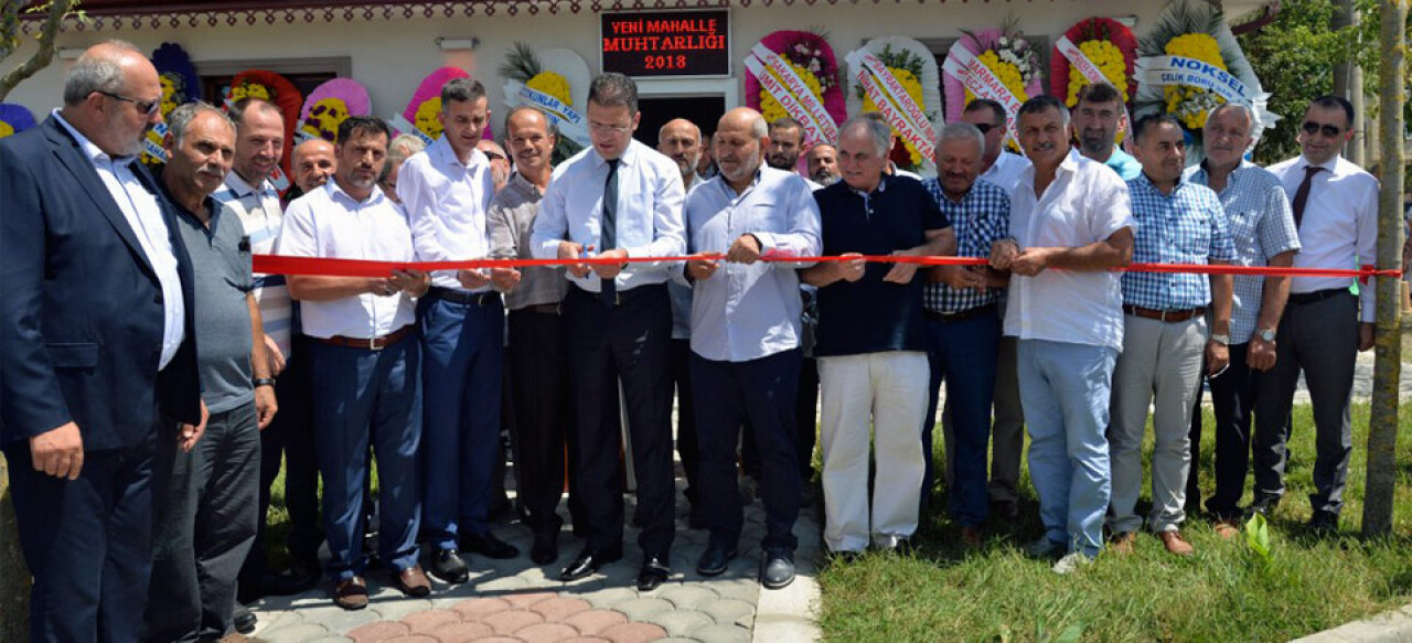 Hendek Yenimahalle Muhtarlık bürosu açıldı