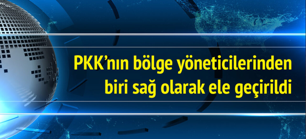 PKK’nın bölge yöneticilerinden biri sağ olarak ele geçirildi