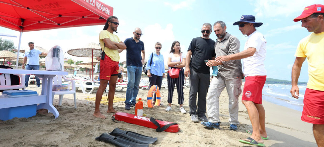 Mavi Bayraklı plajlara denetimden tam not