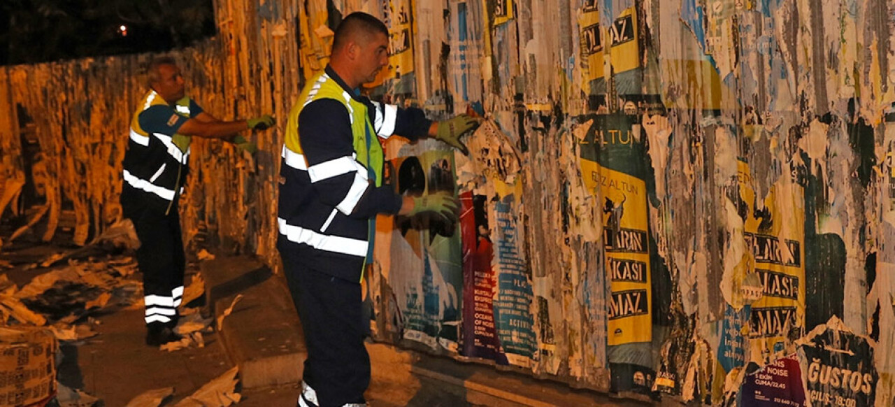 İstanbul'da gece temizliği