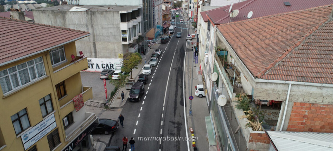 Dilovası Bağdat Caddesi yenilendi