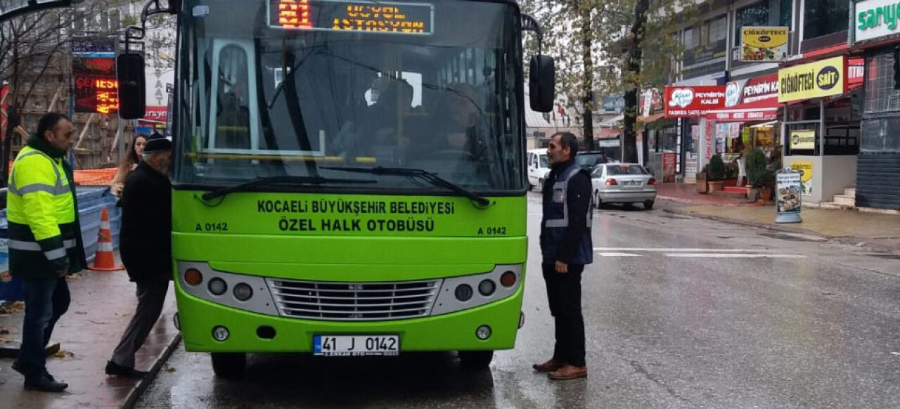 ​Kış günlerinde otobüslere sıkı denetim