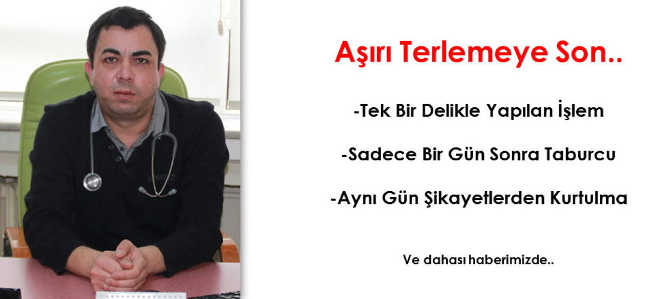 'Tek Delik İle Aşırı Terlemeye Son'