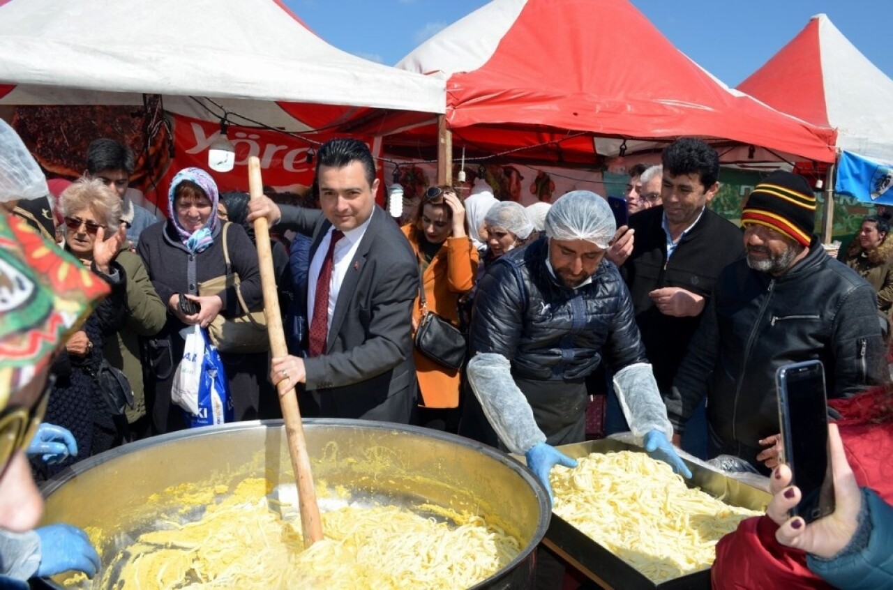 Mudanya sahilinde Karadeniz rüzgarı esti