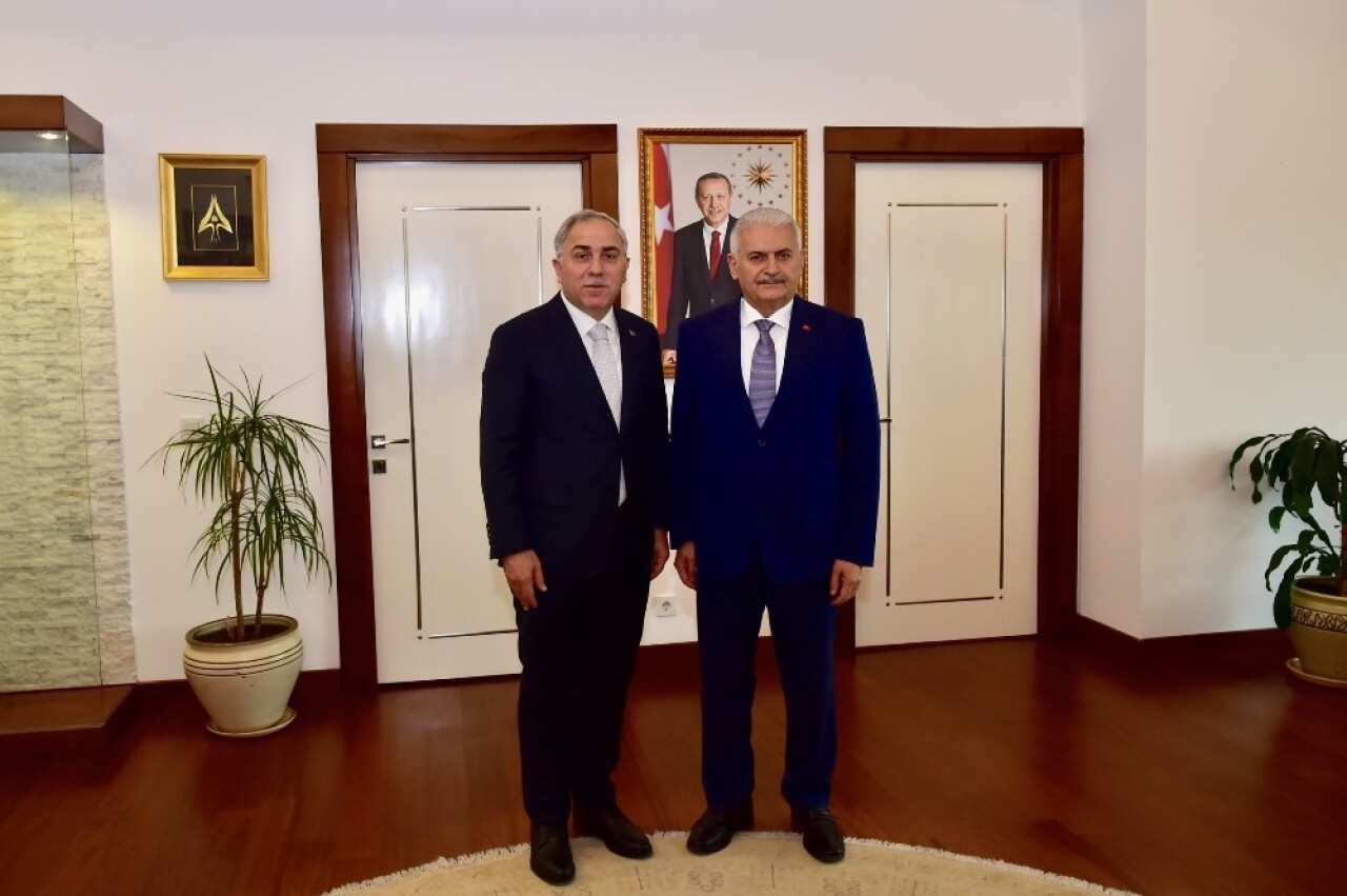 Binali Yıldırım’dan Başkan Turan’a ziyaret