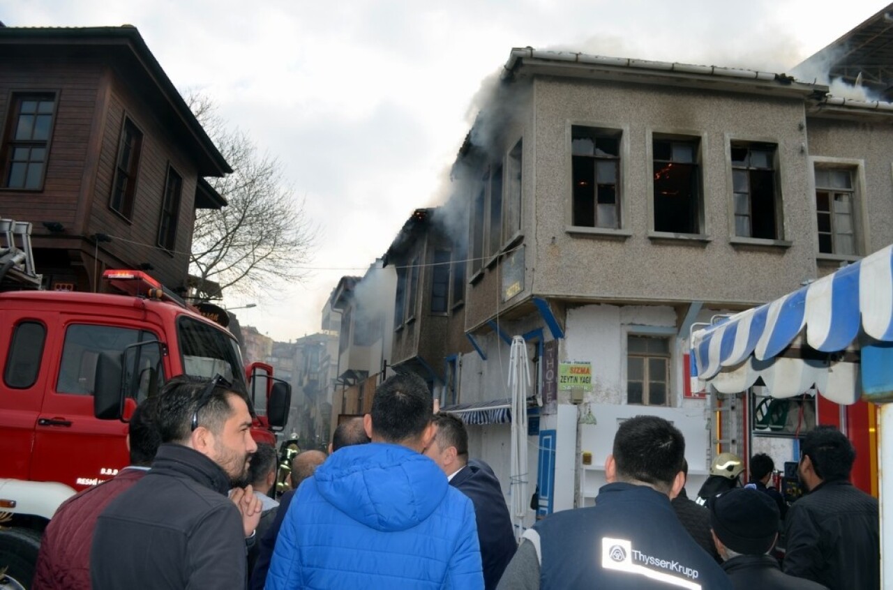 Bursa’da korkutan yangın