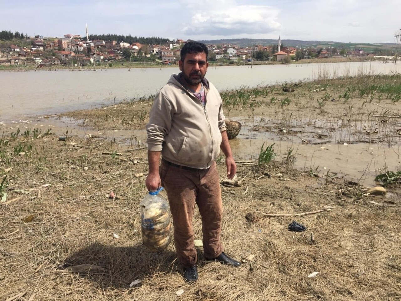 Bursa’da on binlerce balık kıyıya vurdu