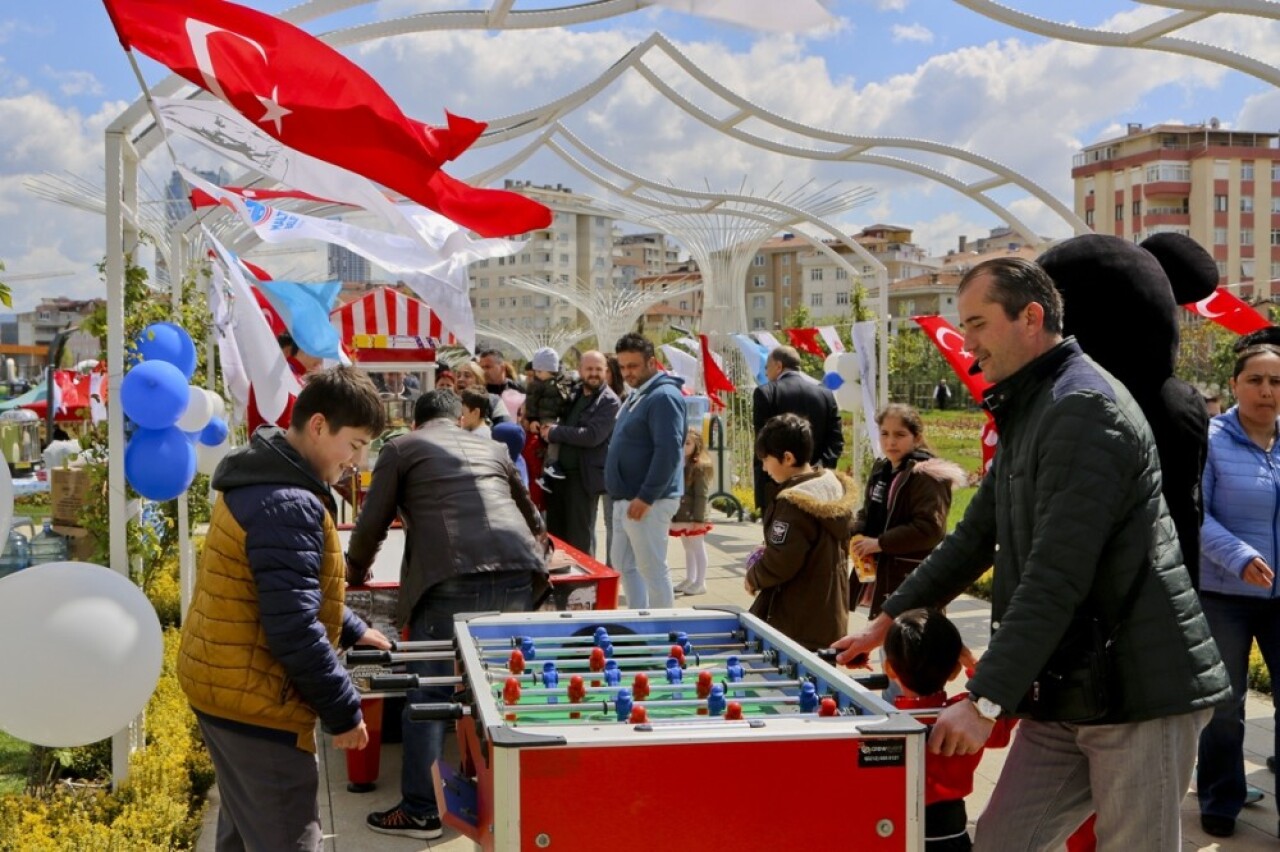 Cumhuriyet Parkı’nda 23 Nisan coşkusu